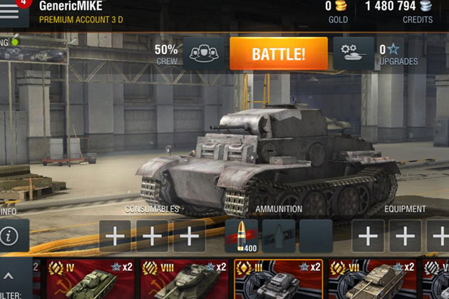 Зоны пробития для World of Tanks Blitz