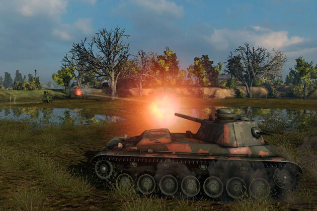 Выкидывает из игры World of Tanks